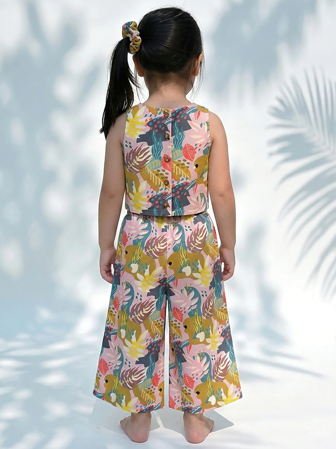 Baby Pink Abstract Co-ord Set