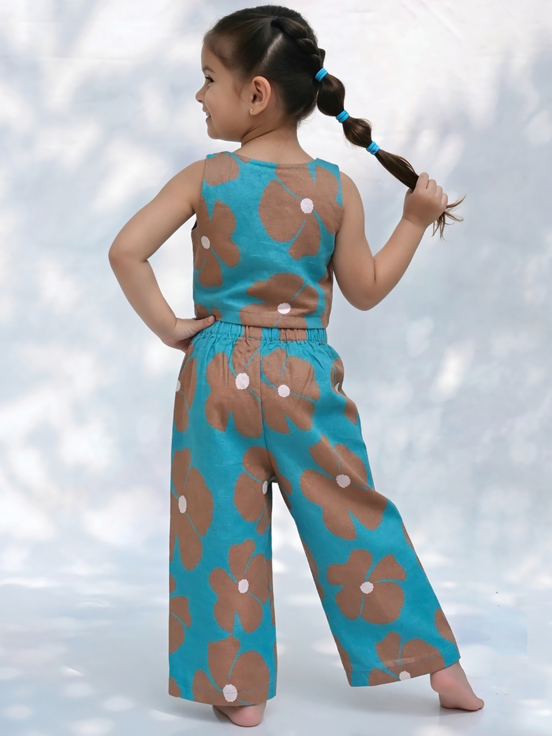 Adorable turquoise kids co-ord