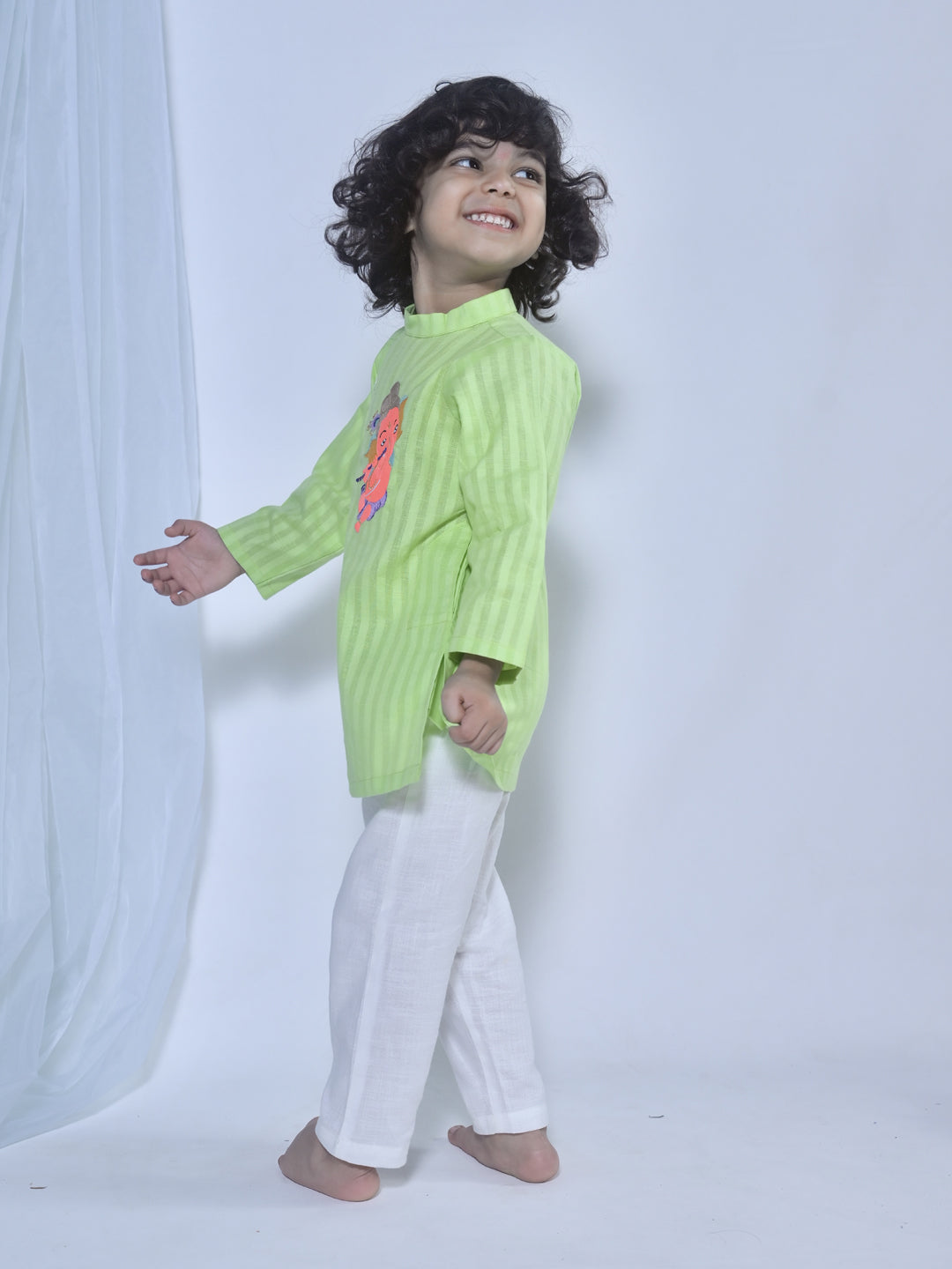 Ganpati Bappa Kurta Set
