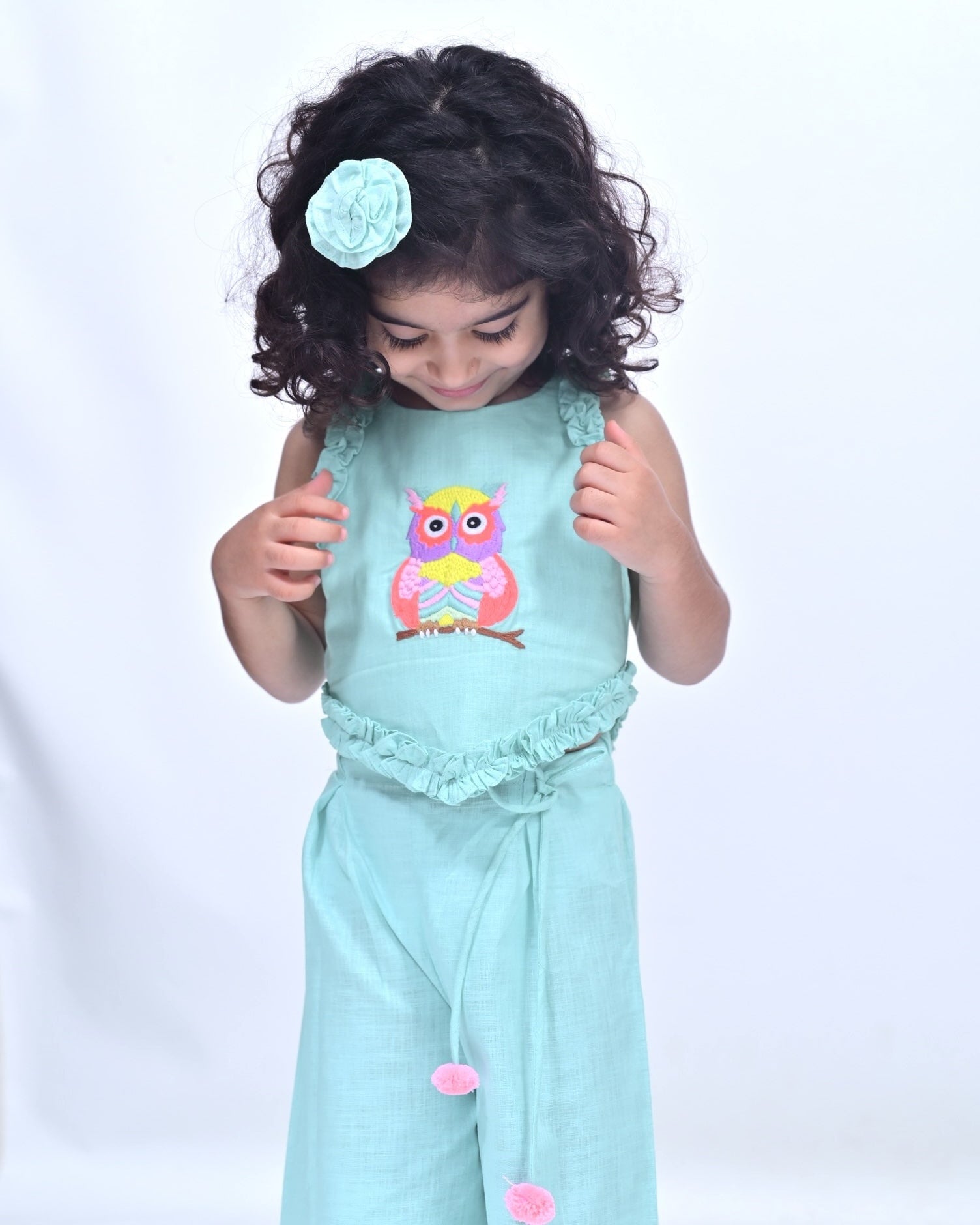 Cyan Owl Cord Set