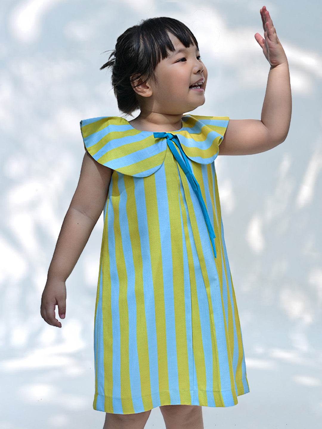 Ice Lemon A Line Dress