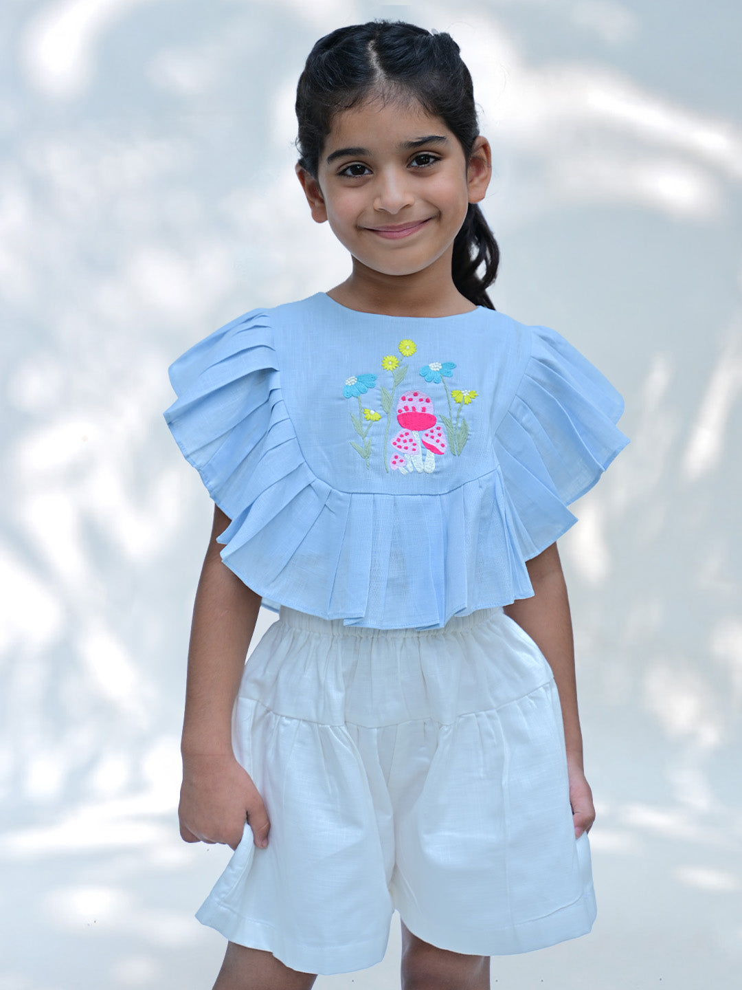 Ice Macaron Shorts Set