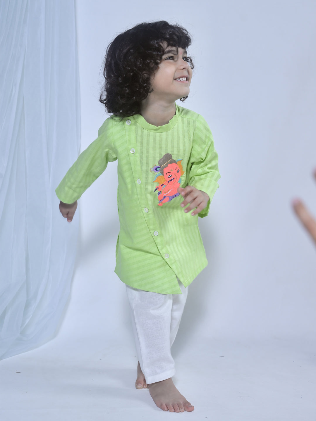 Ganpati Bappa Kurta Set