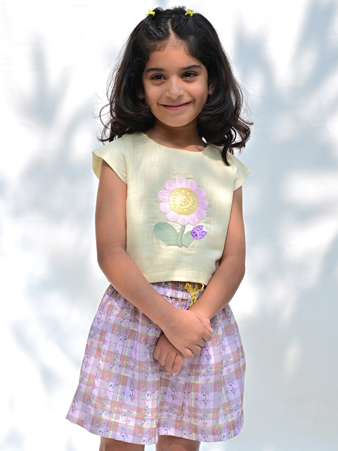 Butter Yellow Skort Set