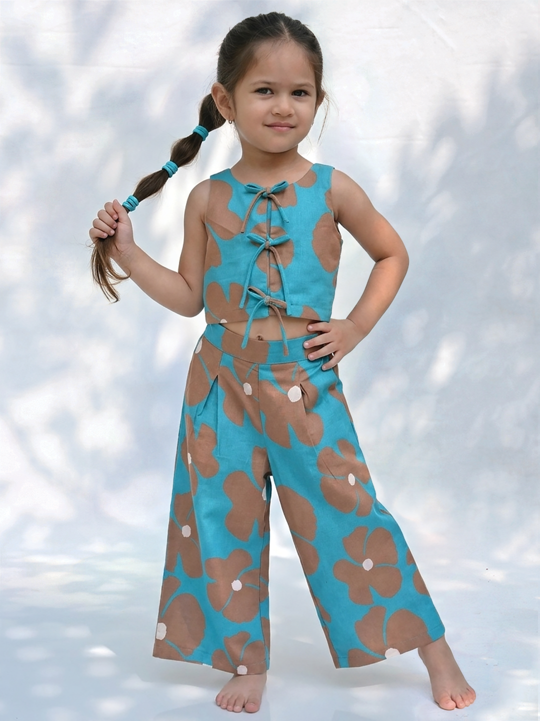 Adorable turquoise kids co-ord