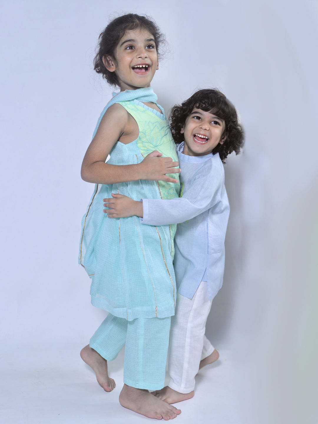 Aqua Lotus Tunic Set