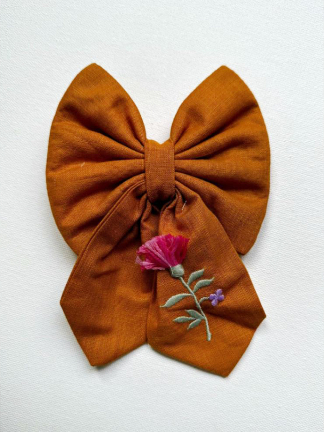 Orange Bloom Hair Clip