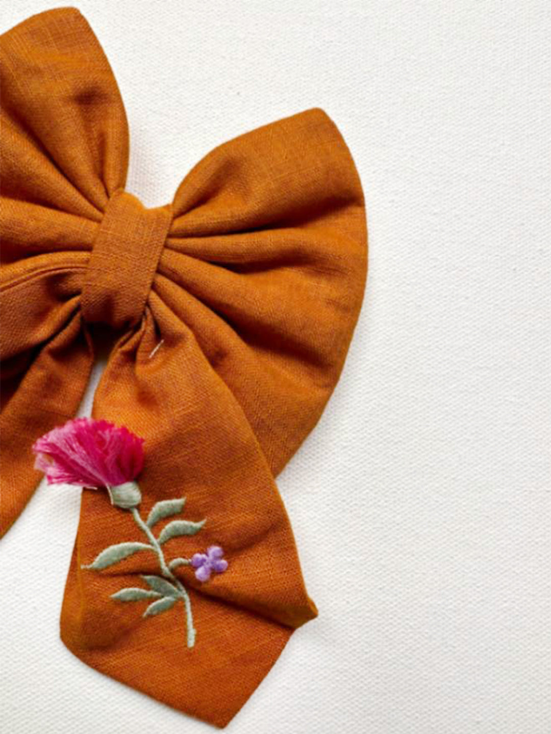 Orange Bloom Hair Clip