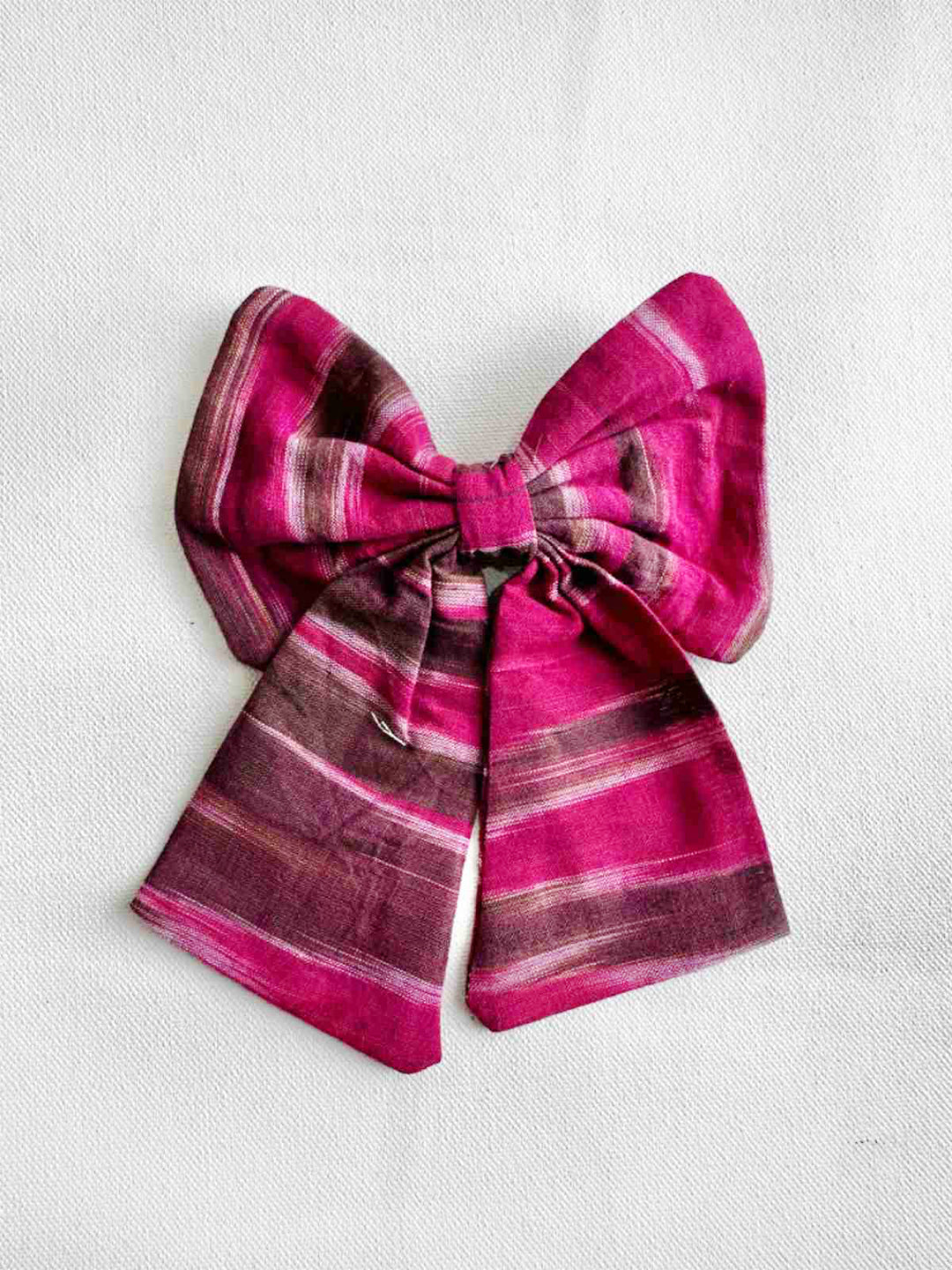 Ikat Maroon Clip
