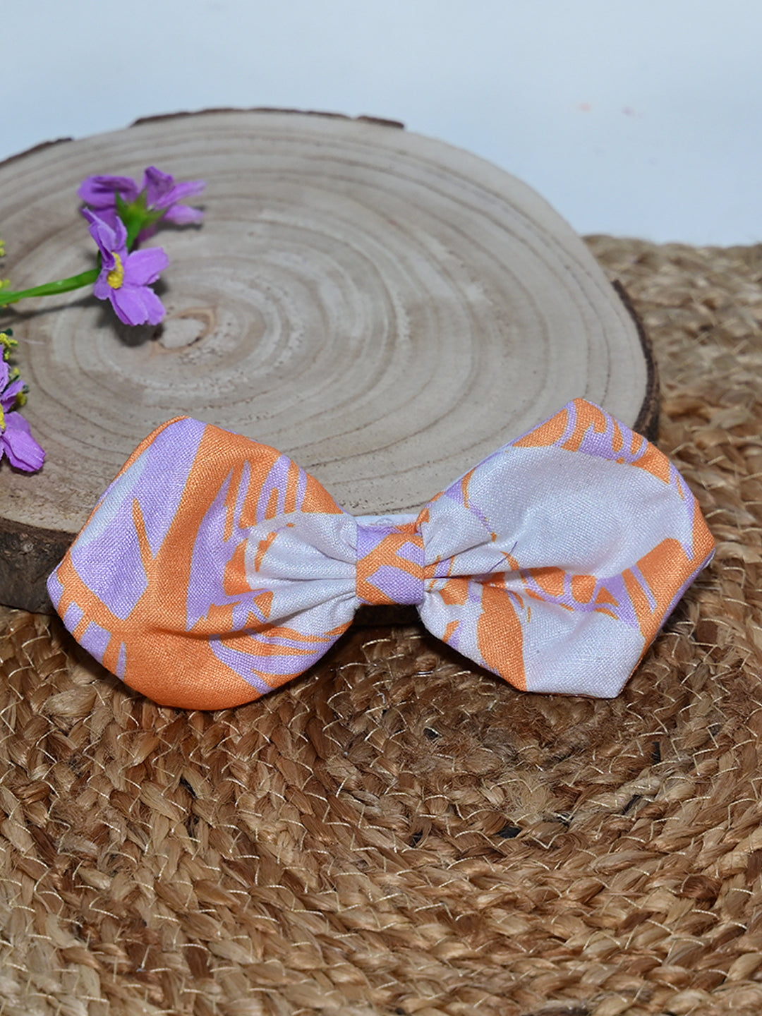 Floral Orange Hairclip