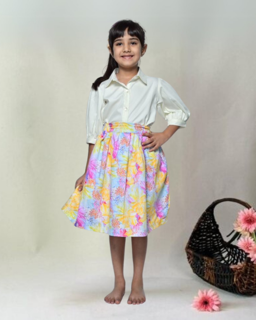 Pastel Paradise Skirt Set