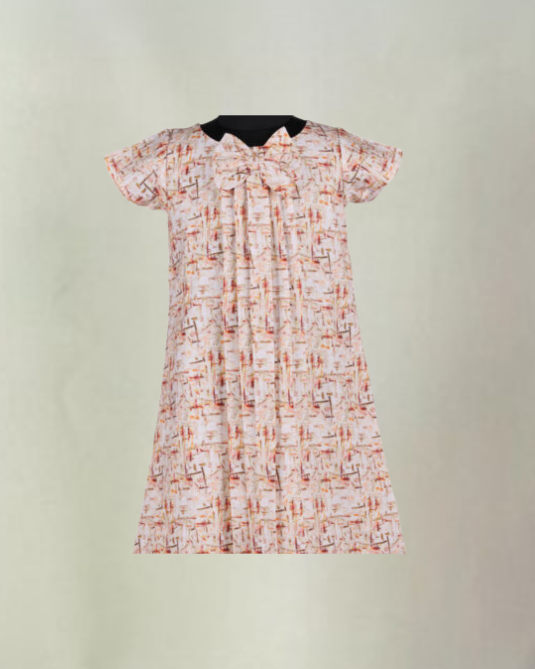 Printed A-line Dress