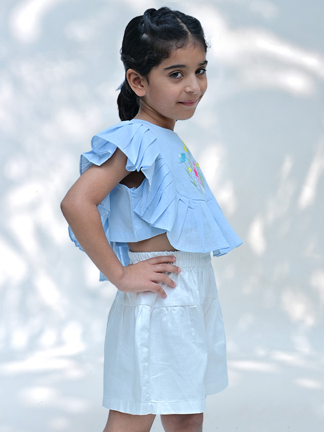 Ice Macaron Shorts Set