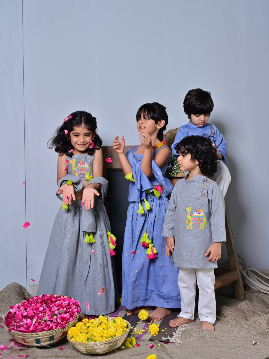 Blue Camel Kurta Set