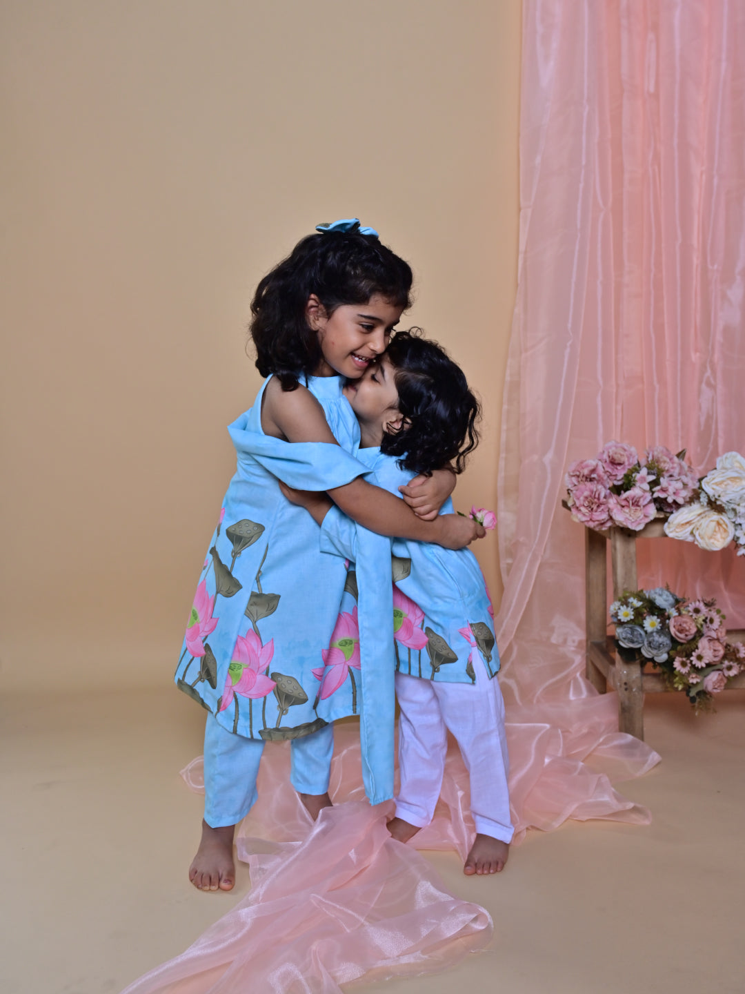 Blue Lotus Kurta Set