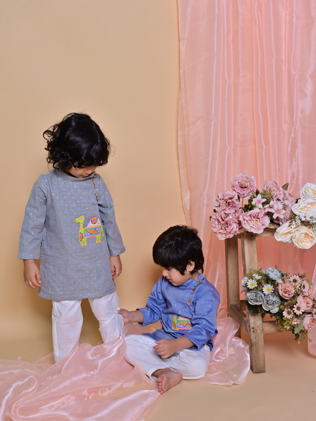Blue Camel Kurta Set