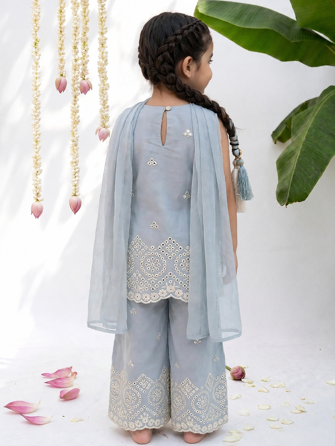 Blue Moon Lucknowi Tunic set
