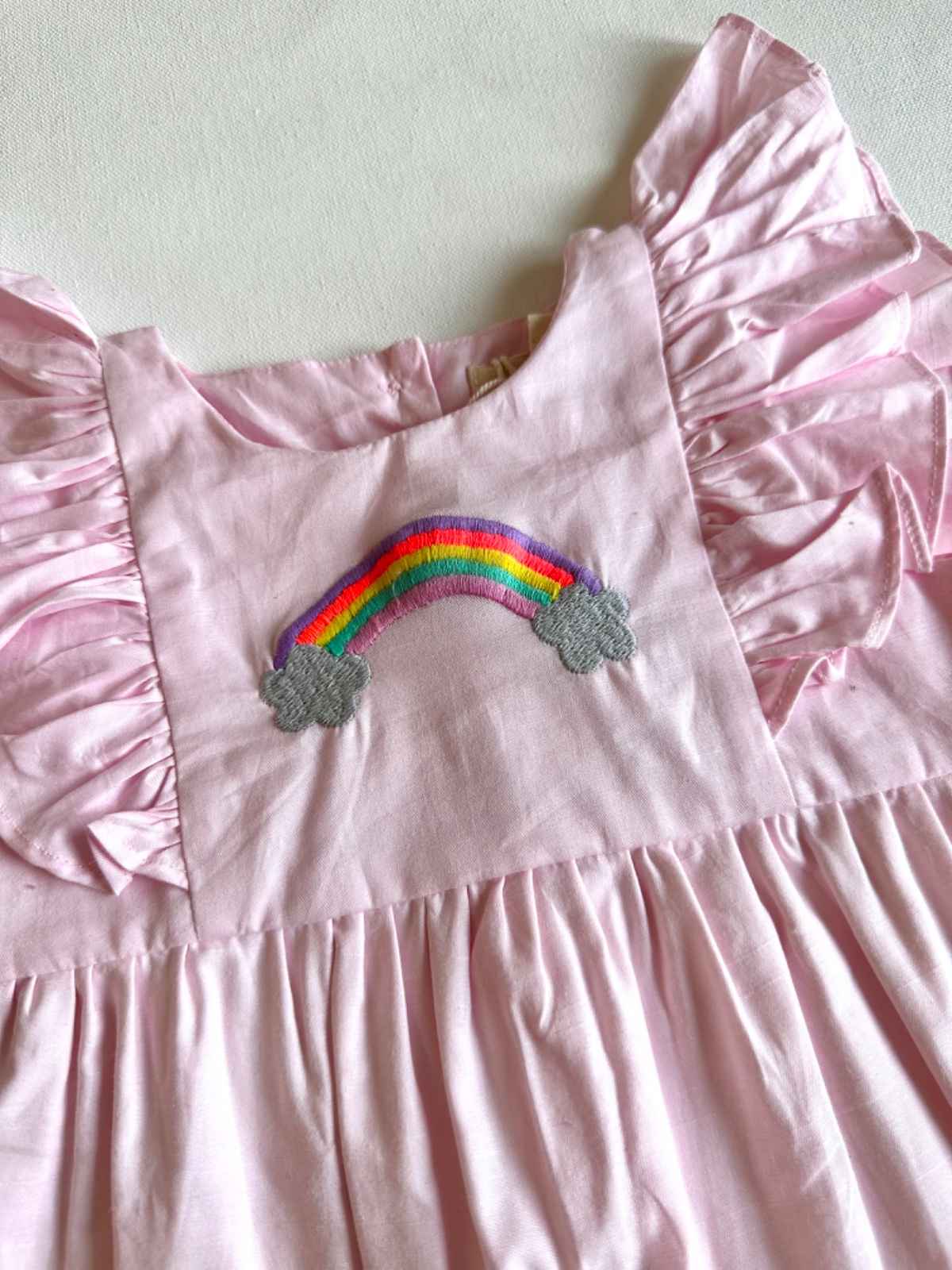 Pink Rainbow Romper