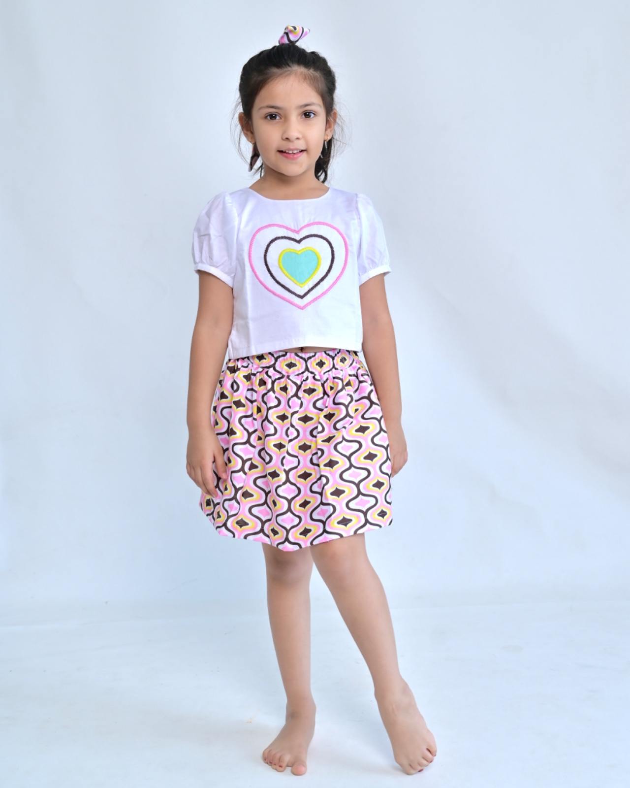Sunny Heart Skirt Set
