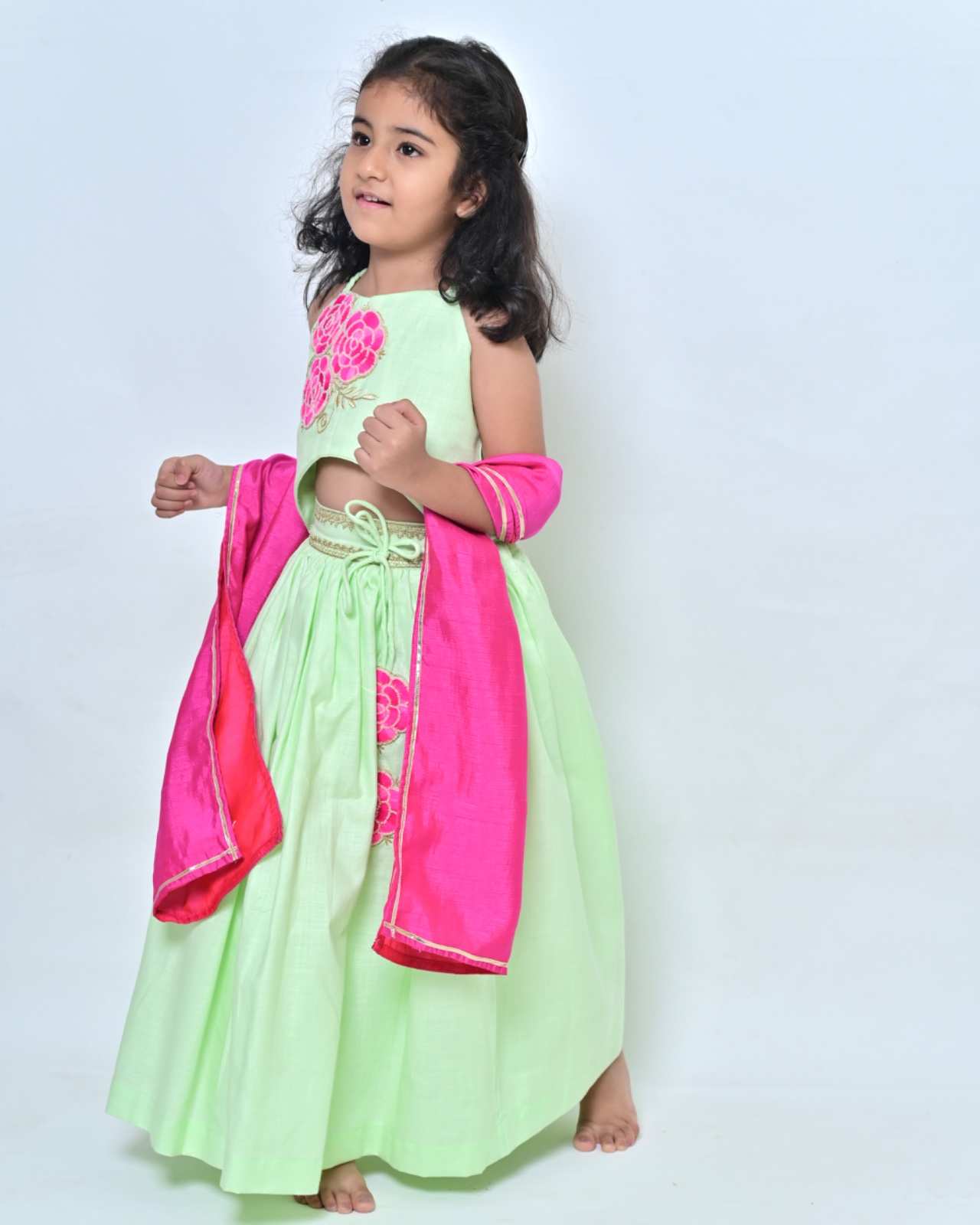 Rose Lehenga Set