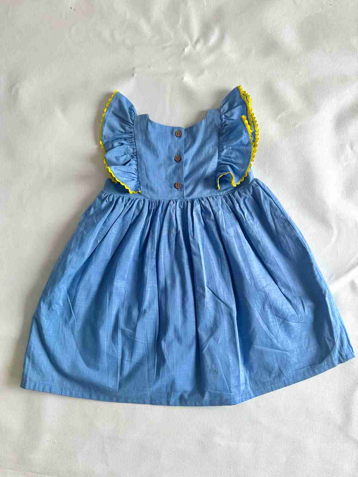 Blue Flutter Dress