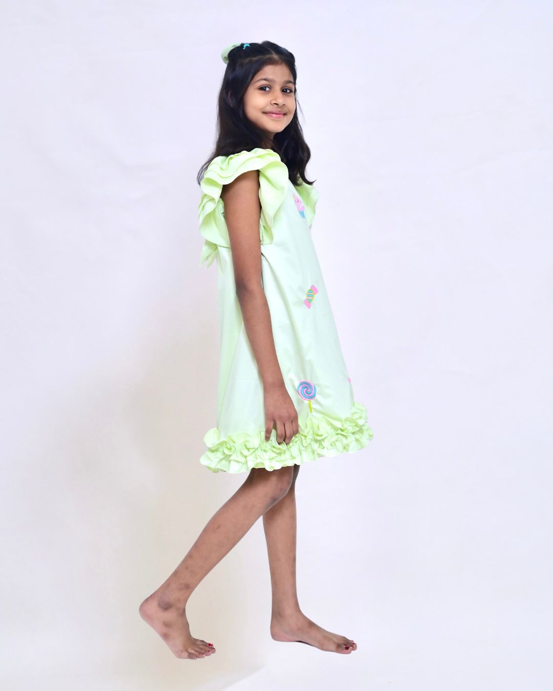 Twinkle Lime Kleid