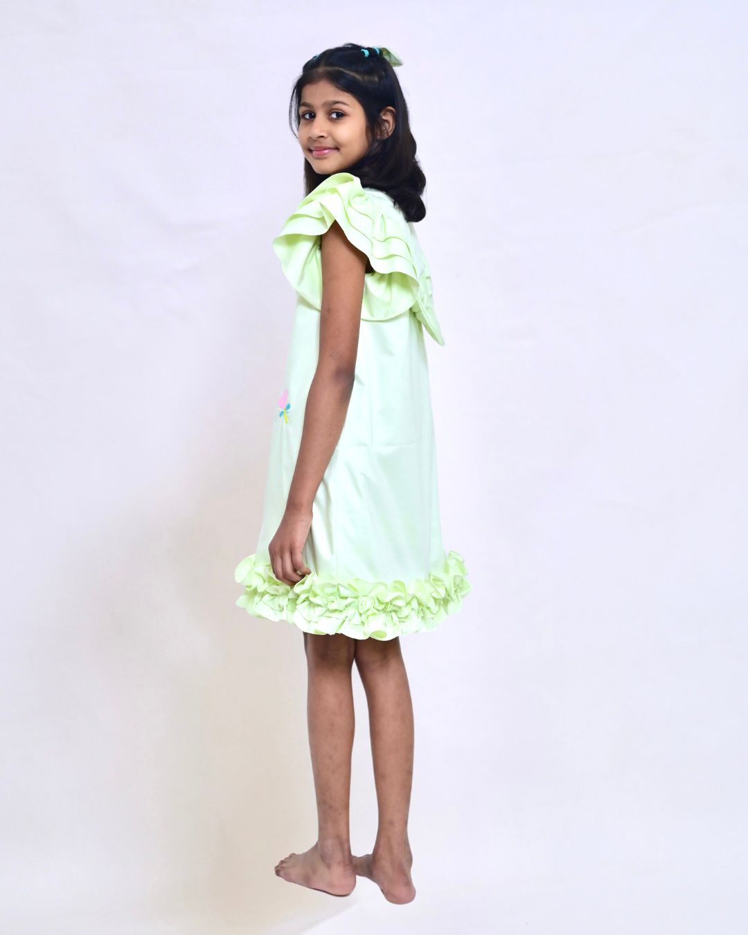 Twinkle Lime Kleid