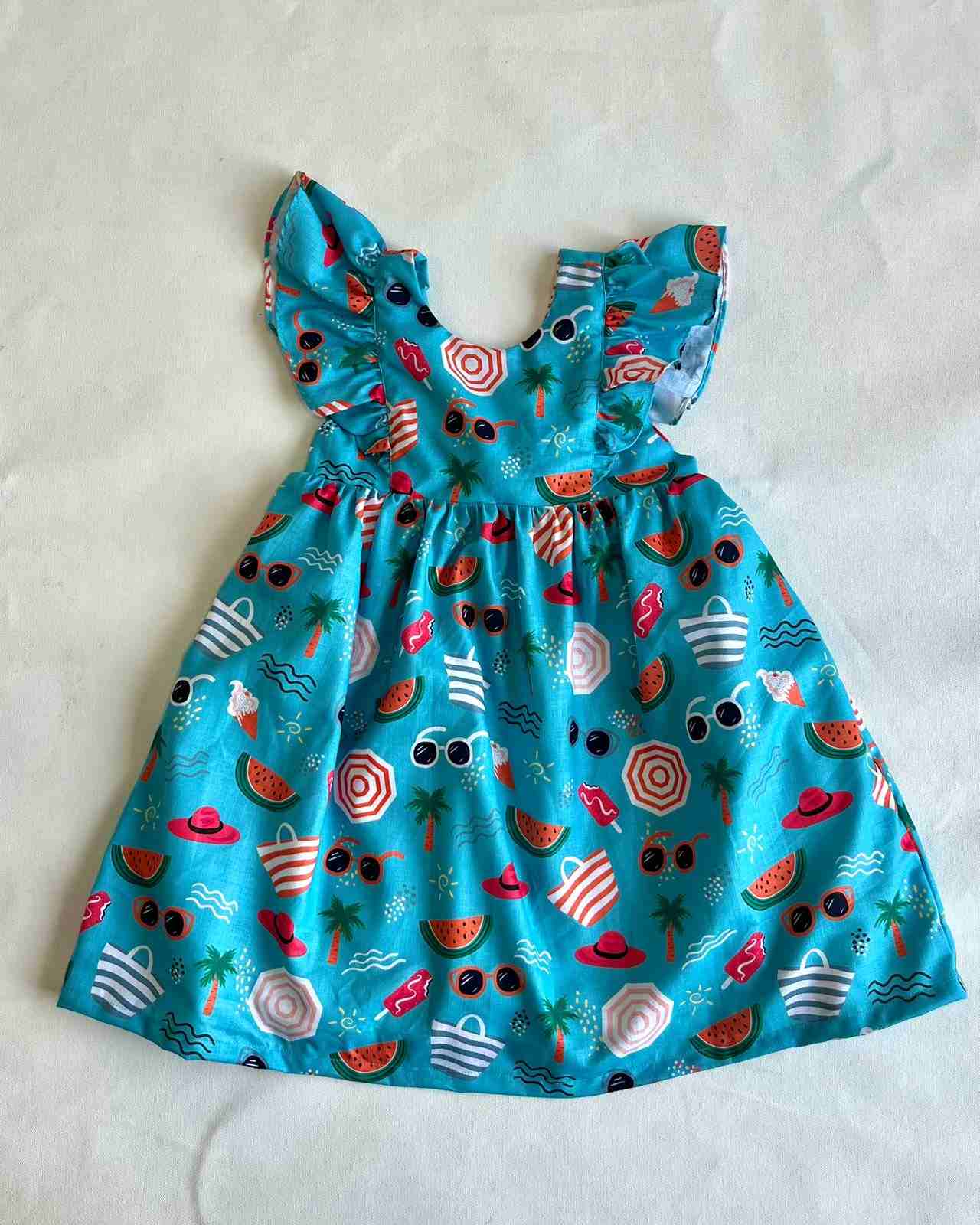 Seaside Ruffle Dress