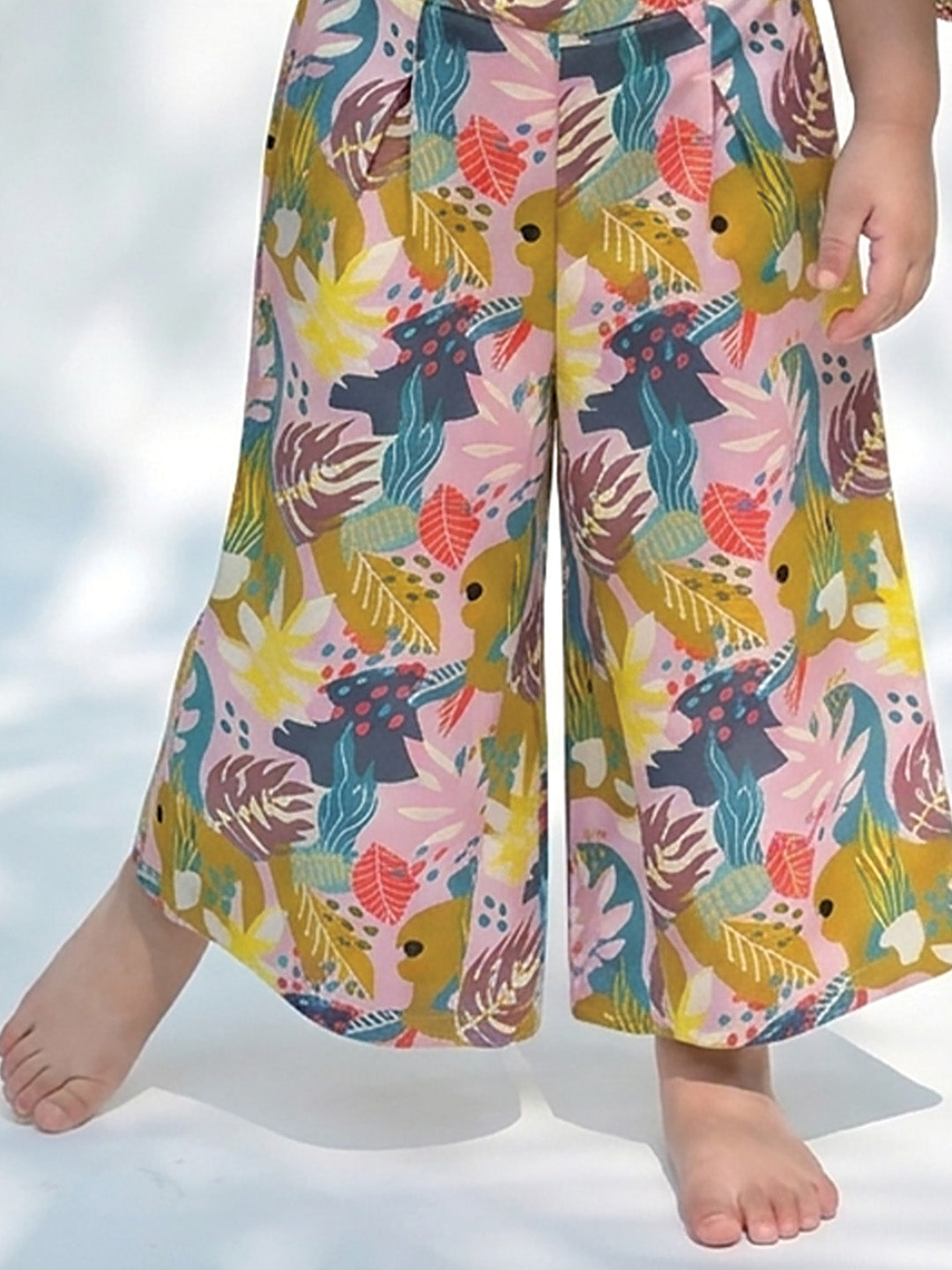 Baby Pink Abstract Co-ord Set