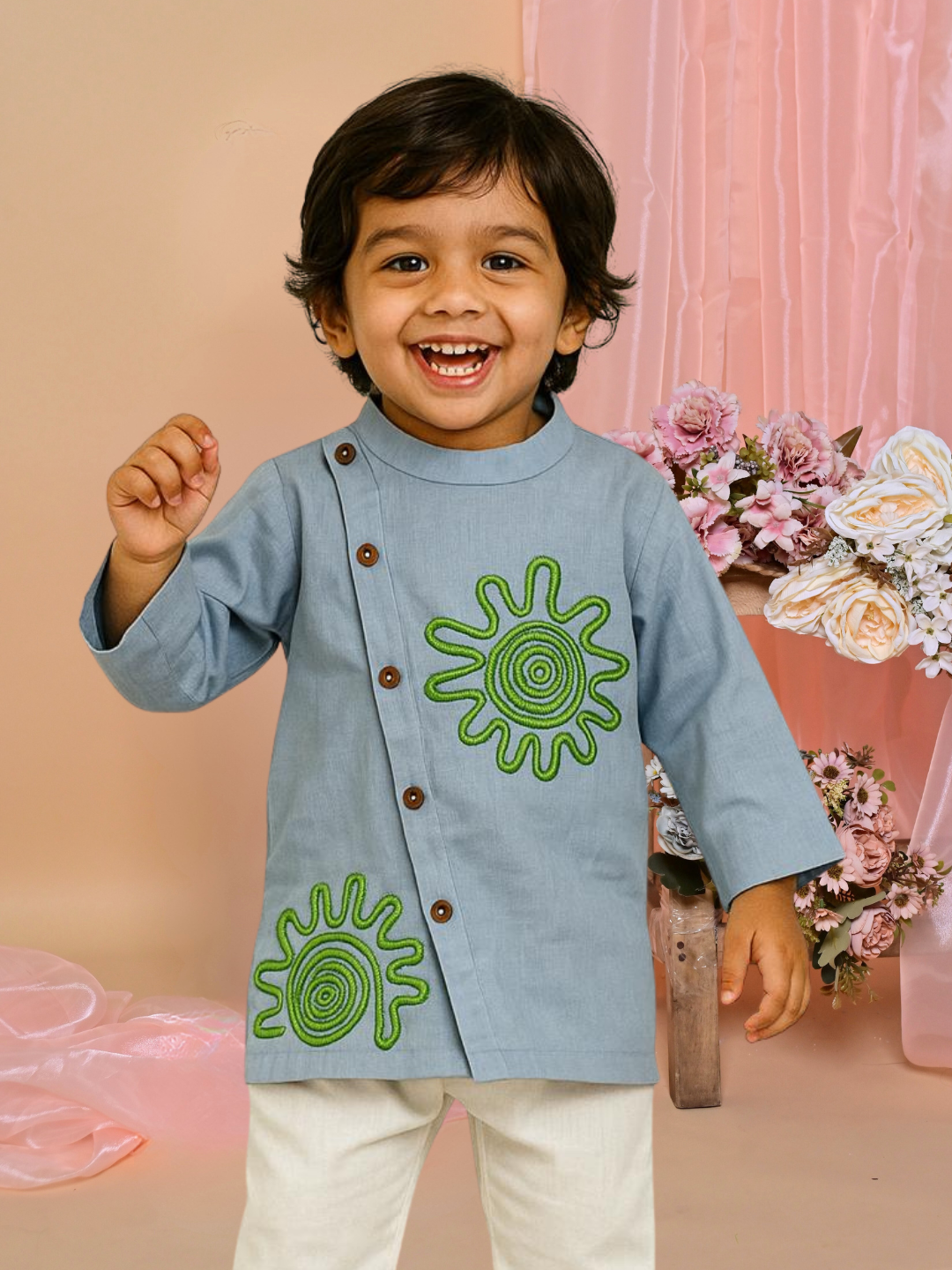 Bappas Bloom Kurta Set
