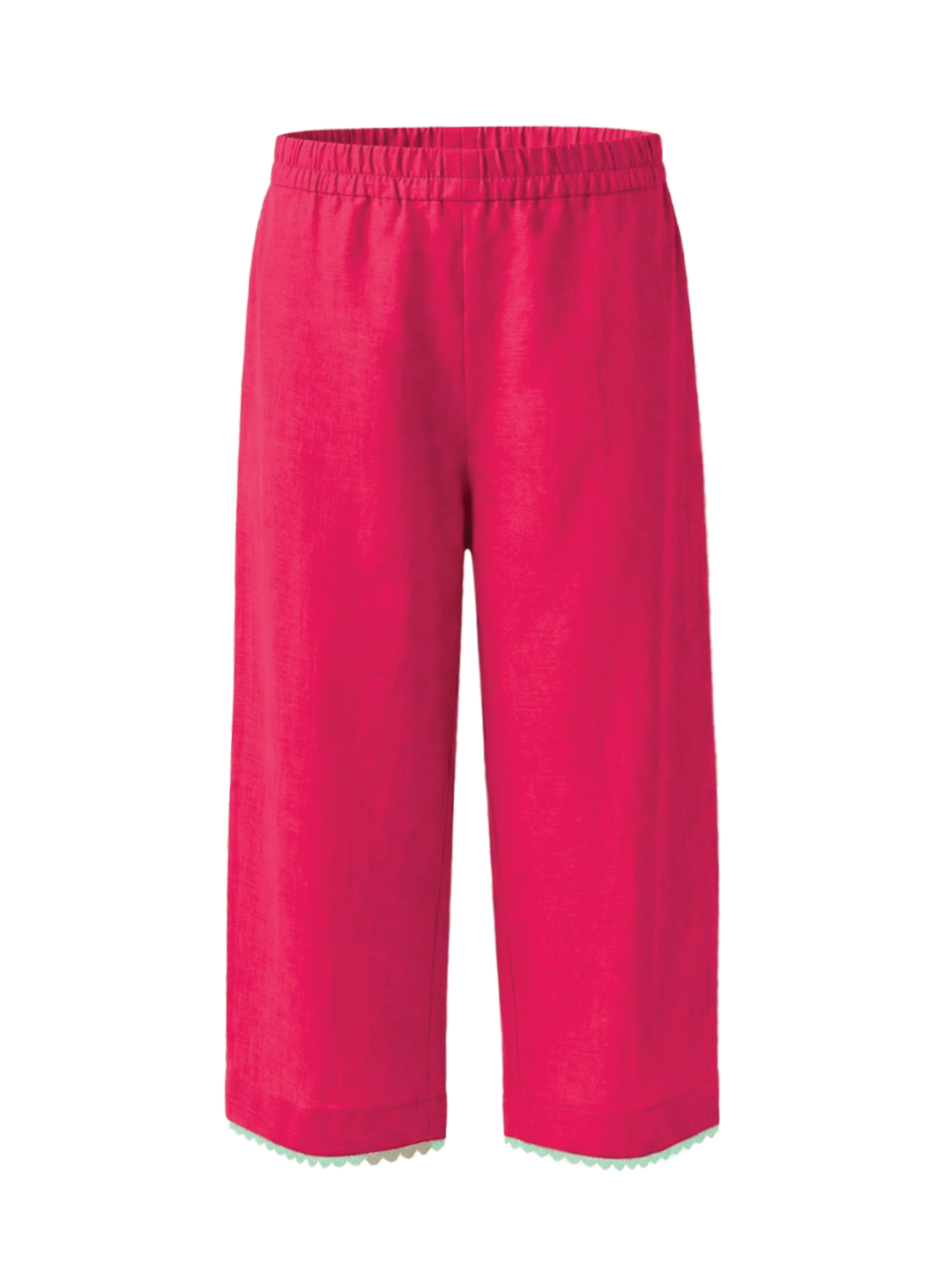 Magenta Pink Embroidered Tunic Set