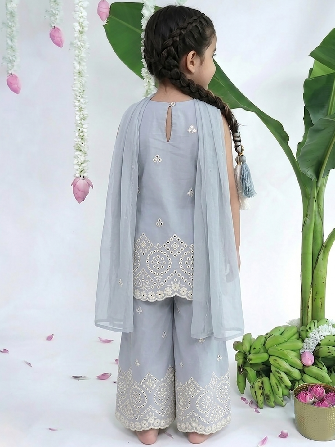 Blue Moon Lucknowi Tunic set