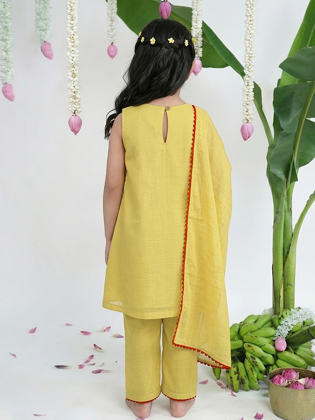 Yellow Kamal Tunic Sets