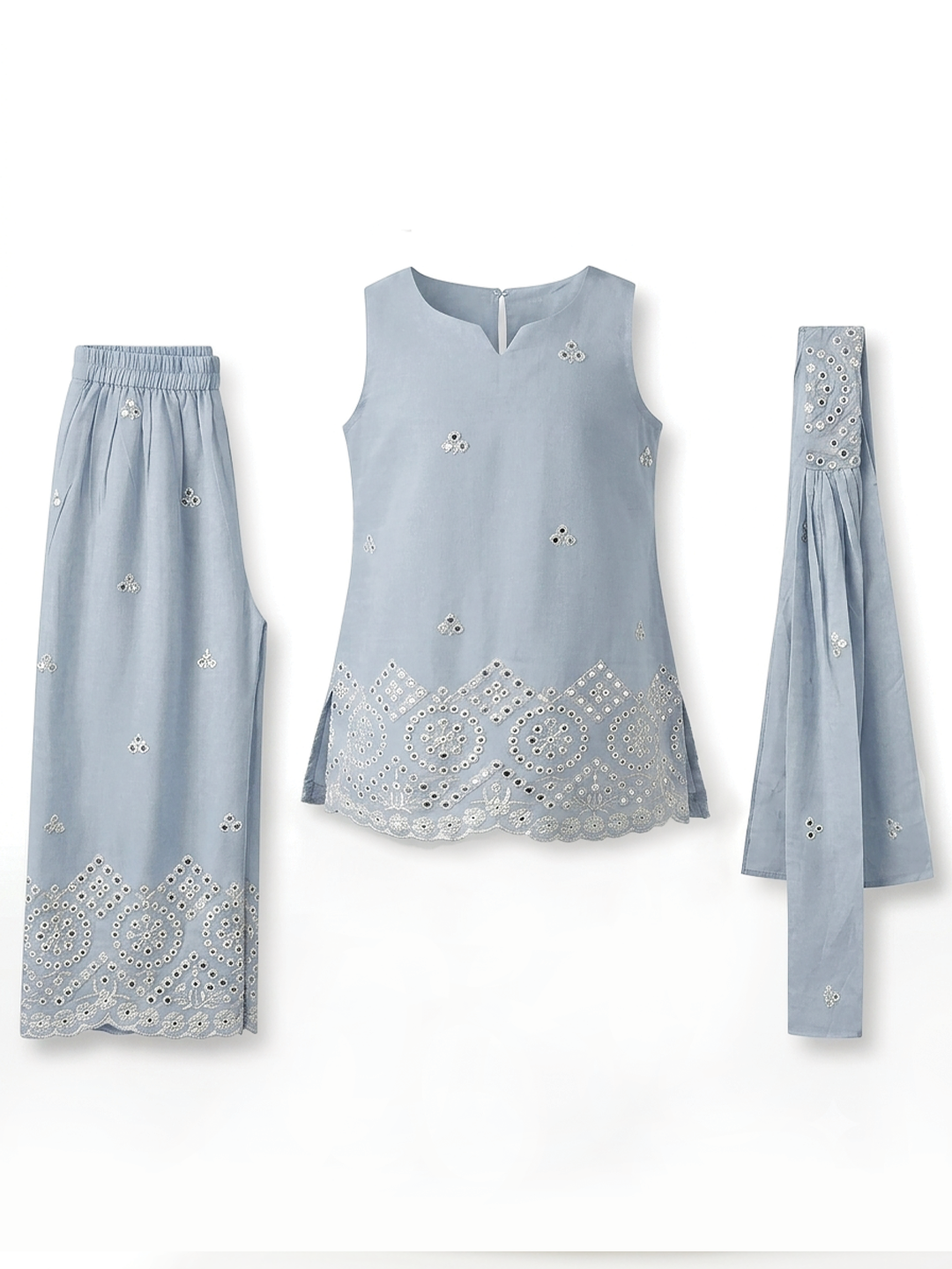 Blue Moon Lucknowi Tunic set