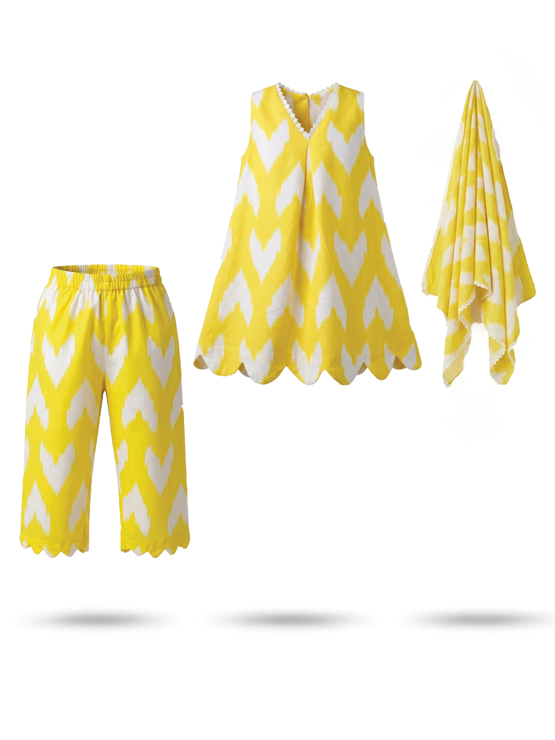Honey Bella Printed Tunic Set