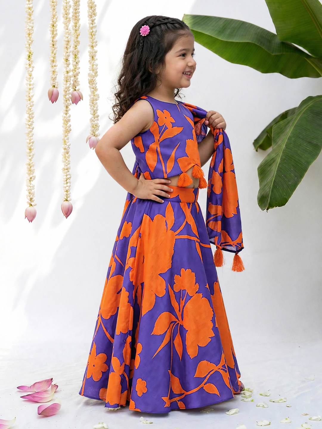 Madhubal Printed Lehenga Set