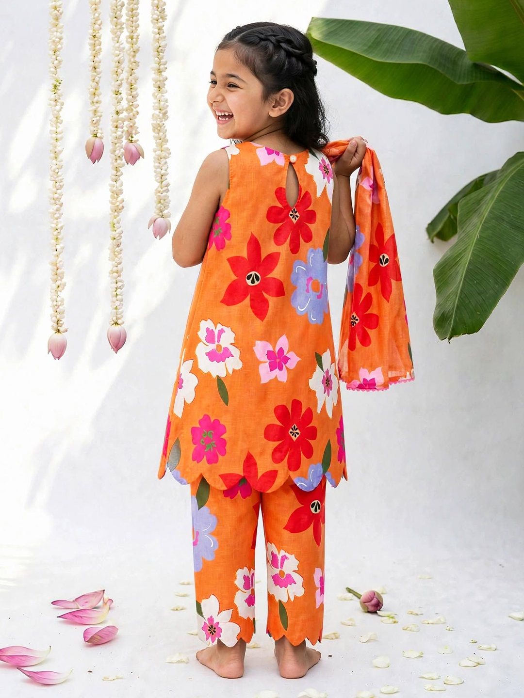 Kesar Gulab Printed Tunic set