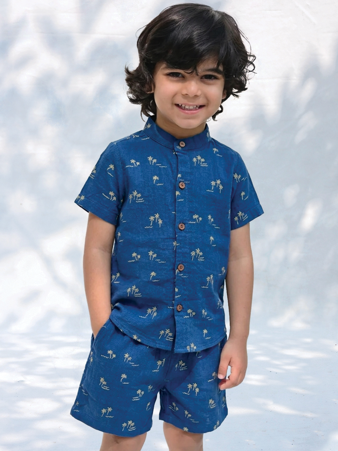 Midnight Cotton Co-ord Set for Boys