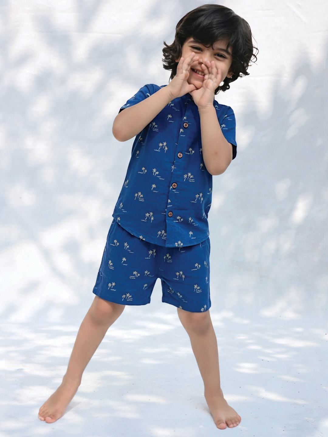 Midnight Cotton Co-ord Set for Boys