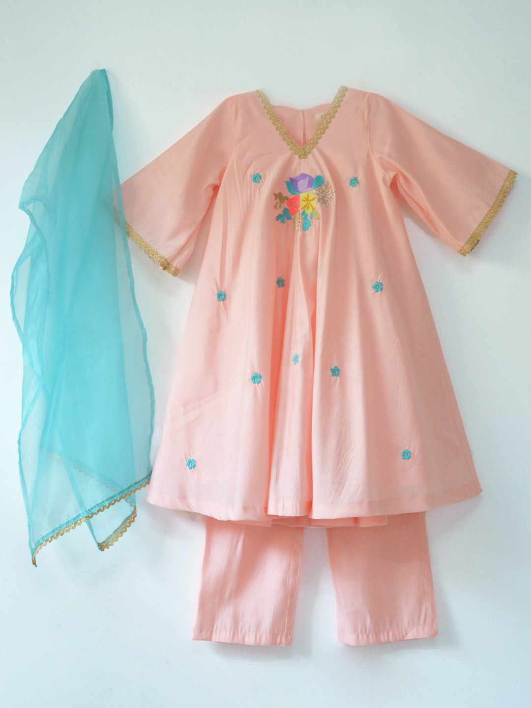 Pink Blossom tunic Set