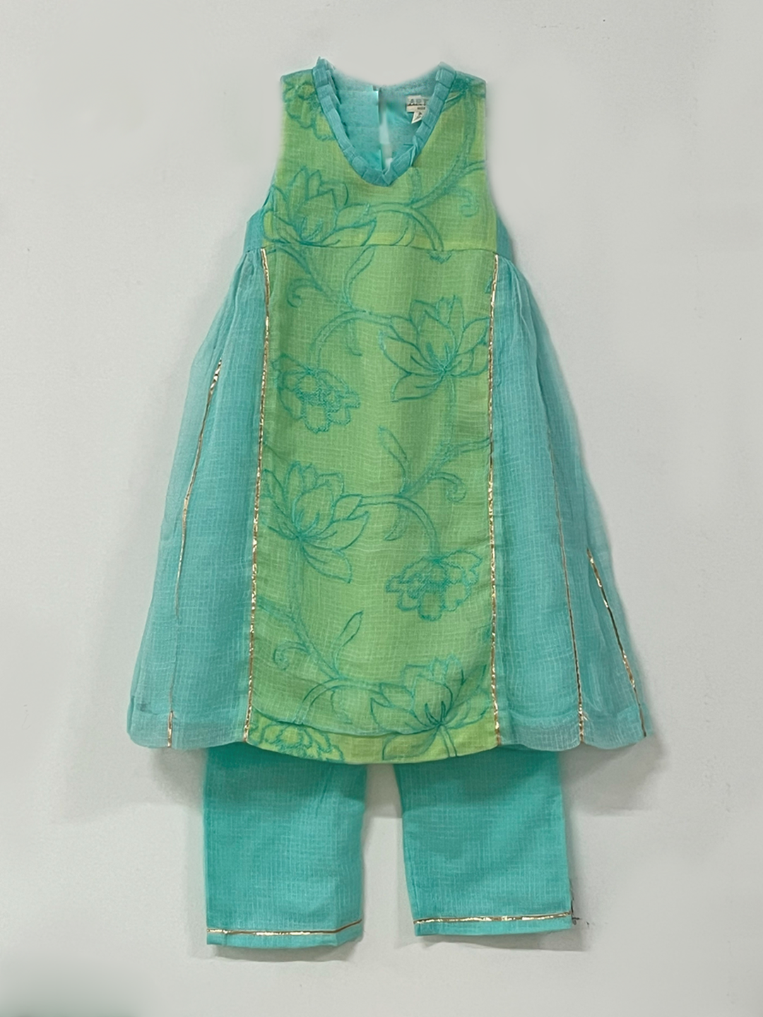 Aqua Lotus Tunic Set