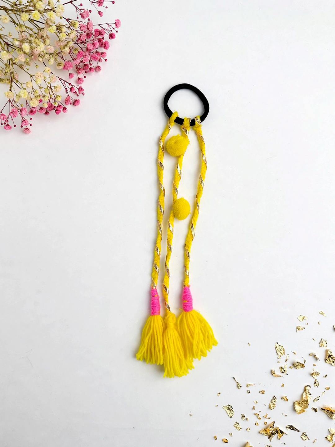 Yellow Braided Parandi